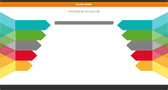 Desktop Screenshot of medisana-service.de
